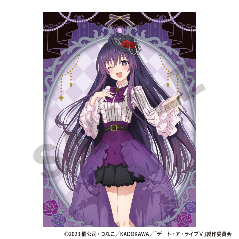 デート・ア・ライブⅤ シングルクリアファイル 夜刀神十香 ゴシックドール - AniSmile