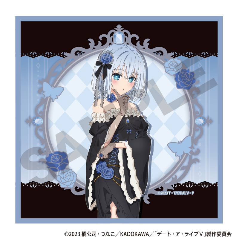 デート・ア・ライブⅤ マイクロファイバークロス 鳶一折紙 ゴシックドール - AniSmile