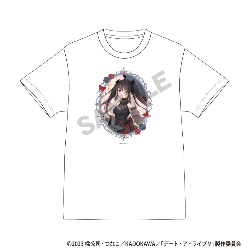 デート・ア・ライブⅤ Tシャツ 時崎狂三 ゴシックドール - AniSmile