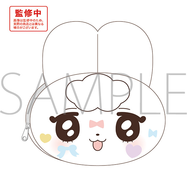 ウサギのつもりのカタツムリ ぬいぐるみポーチ/モコ - official product image | AniSmile