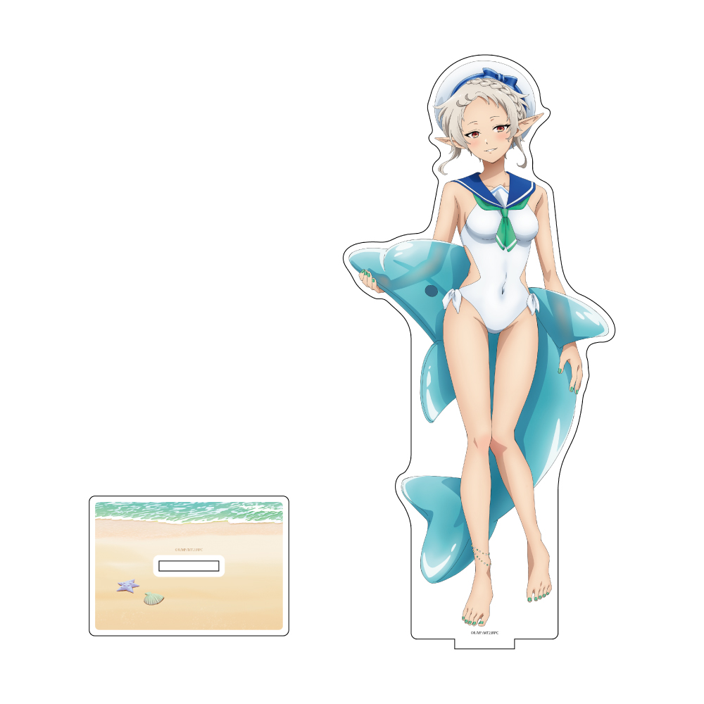 [無職転生Ⅱ ～異世界行ったら本気だす～]描き下ろし特大アクリルスタンド(シルフィエット/マリンセーラー水着) - AniSmile