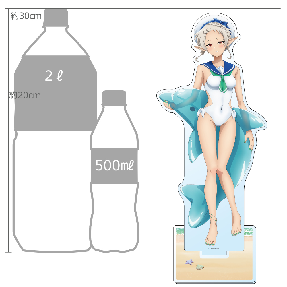 [無職転生Ⅱ ～異世界行ったら本気だす～]描き下ろし特大アクリルスタンド(シルフィエット/マリンセーラー水着) Image 2 | AniSmile