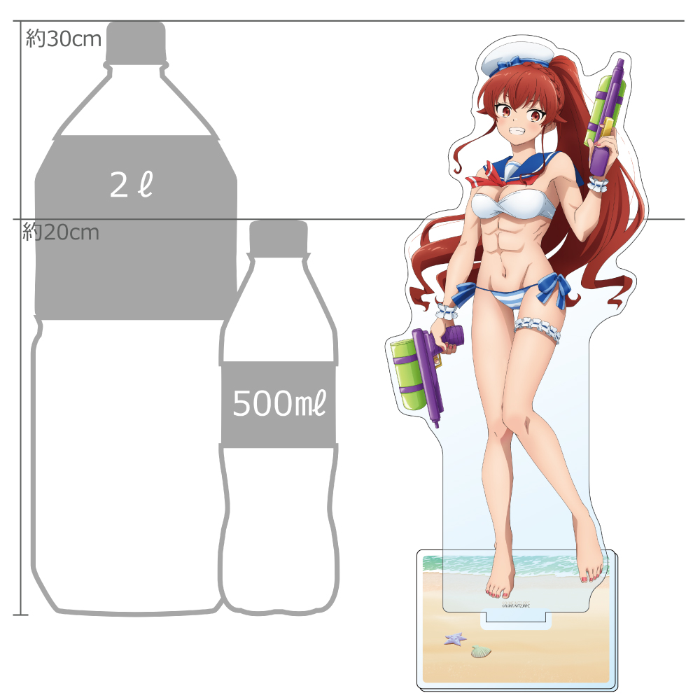 [無職転生Ⅱ ～異世界行ったら本気だす～]描き下ろし特大アクリルスタンド(エリス/マリンセーラー水着) Image 2 | AniSmile