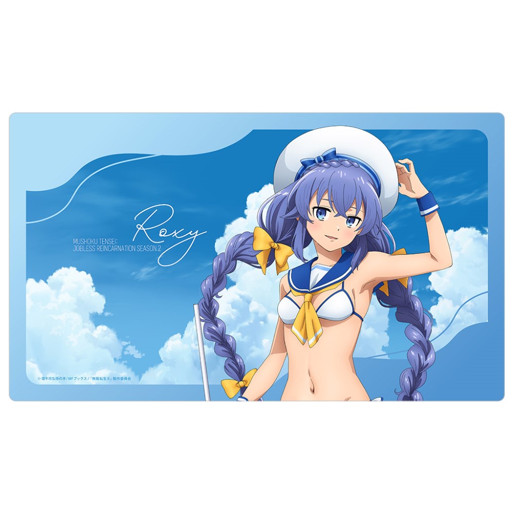 [無職転生Ⅱ ～異世界行ったら本気だす～]描き下ろしラバーマット(ロキシー/マリンセーラー水着) - AniSmile