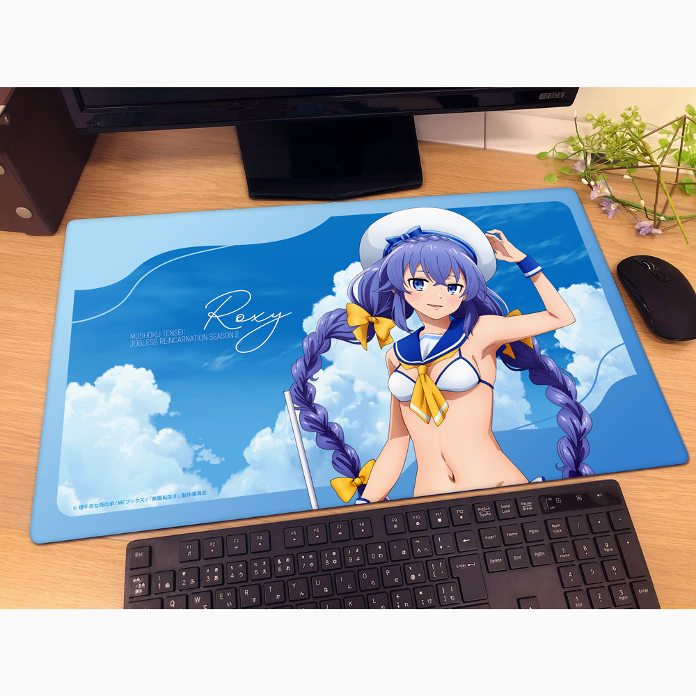 [無職転生Ⅱ ～異世界行ったら本気だす～]描き下ろしラバーマット(ロキシー/マリンセーラー水着) Image 2 | AniSmile