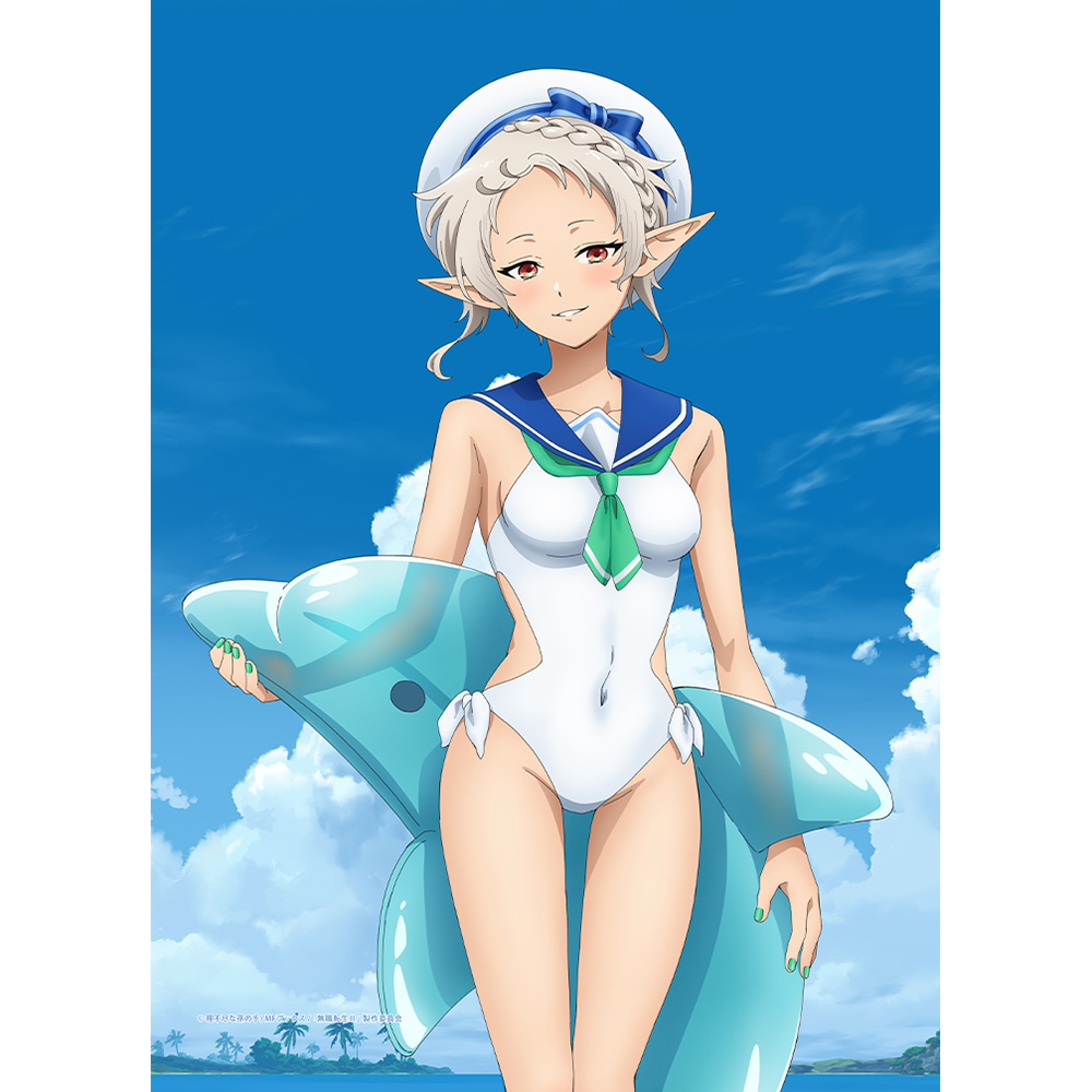[無職転生Ⅱ ～異世界行ったら本気だす～]描き下ろしB2タペストリー(シルフィエット/マリンセーラー水着)Wスエード - AniSmile