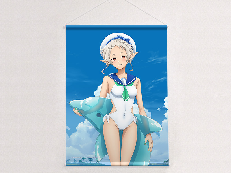 [無職転生Ⅱ ～異世界行ったら本気だす～]描き下ろしB2タペストリー(シルフィエット/マリンセーラー水着)Wスエード 图片 2 | AniSmile