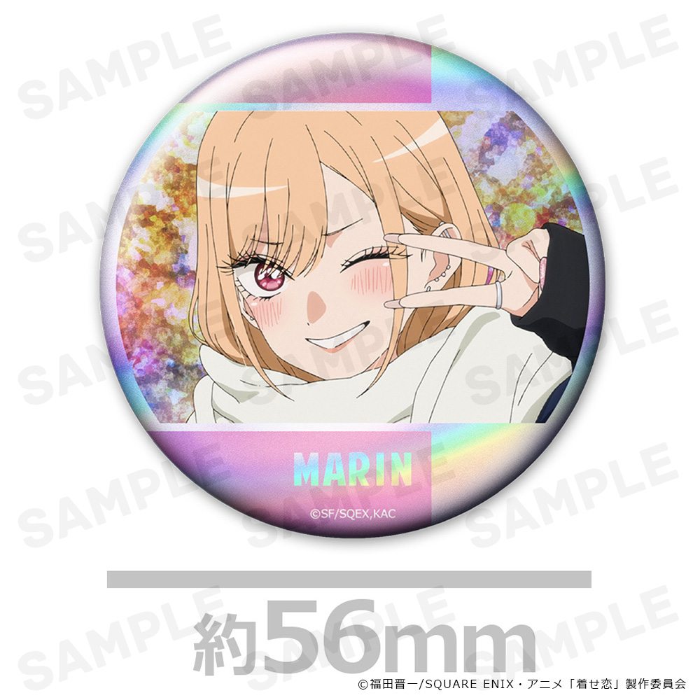 その着せ替え人形は恋をする Season2 ホログラム缶バッジ2個セット 喜多川海夢 vol.2 Image 2 | AniSmile