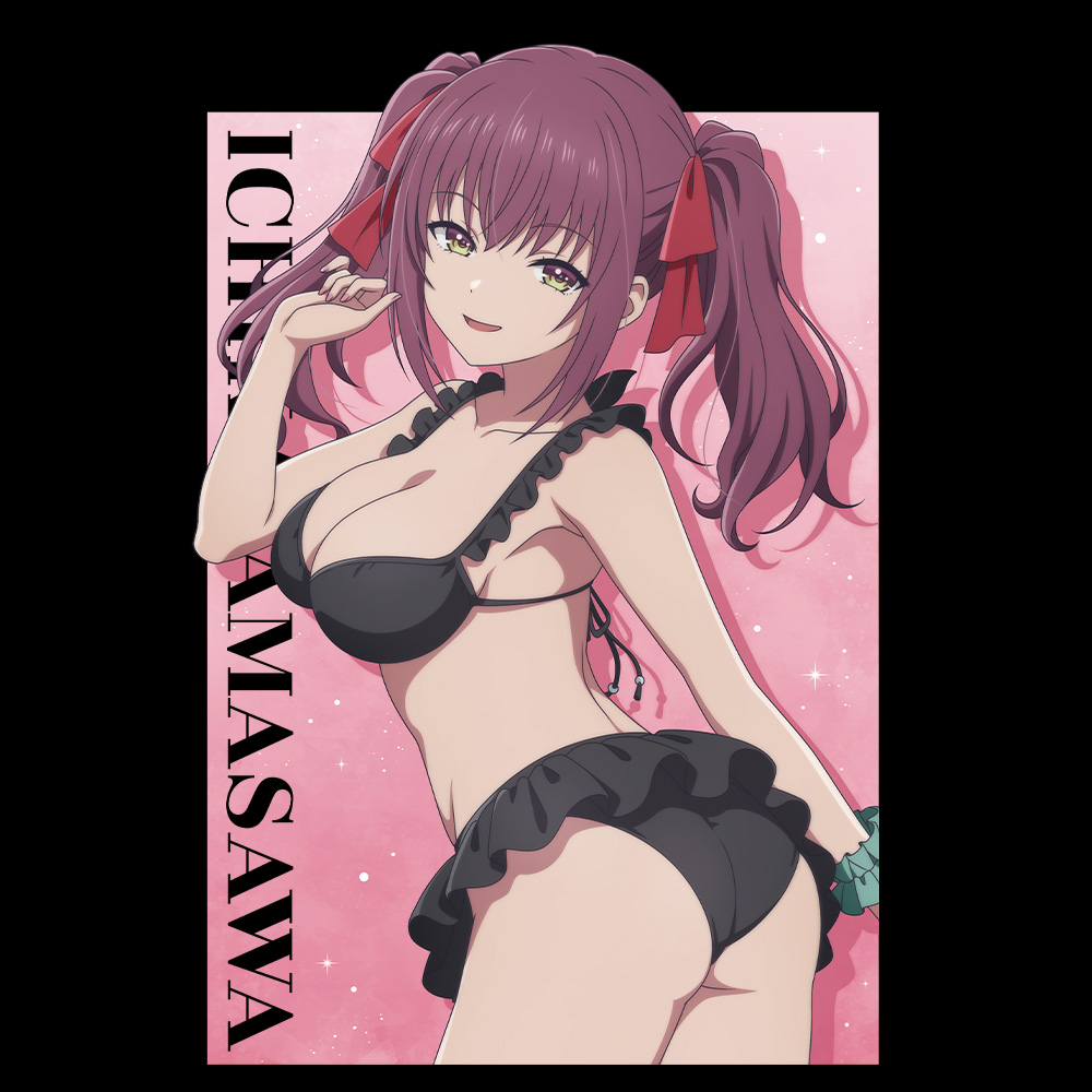 ようこそ実力至上主義の教室へ Tシャツ 天沢一夏 水着ver. Mサイズ Image 3 | AniSmile