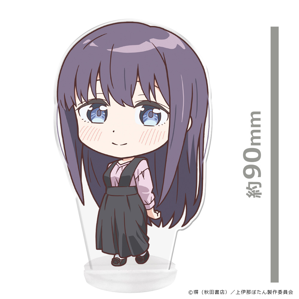上伊那ぼたん、酔へる姿は百合の花 ぷにこれ!アクリルフィギュア(スタンド付) 郡上かなで Image 3 | AniSmile