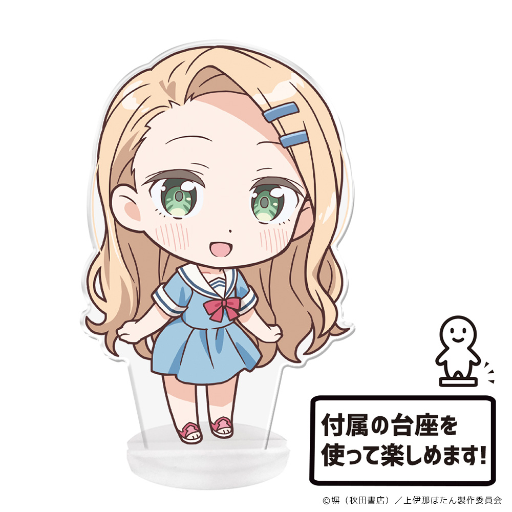 上伊那ぼたん、酔へる姿は百合の花 ぷにこれ!アクリルフィギュア(スタンド付) 北杜やえか Image 4 | AniSmile