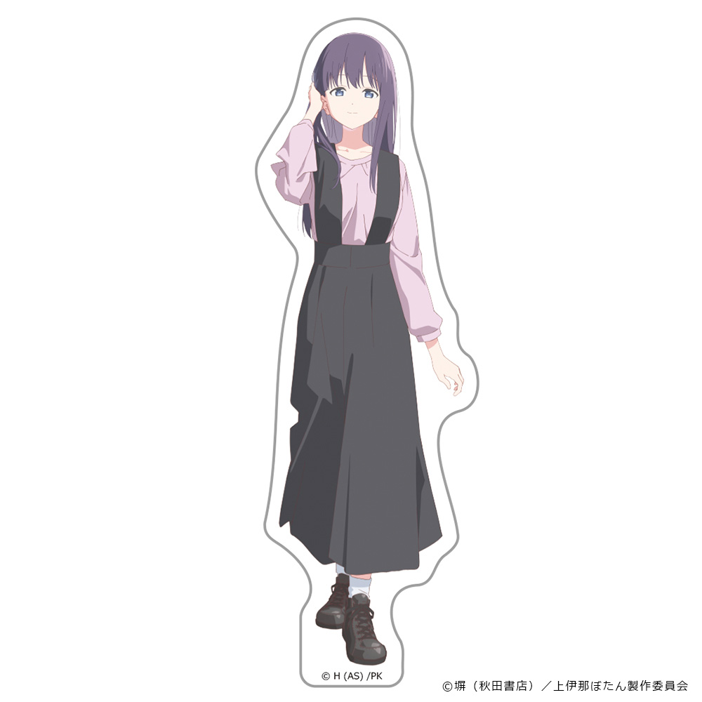 上伊那ぼたん、酔へる姿は百合の花 ダイカットステッカー 郡上かなで - AniSmile