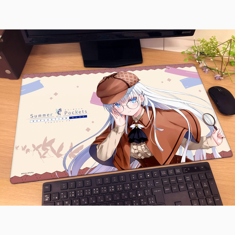 [Summer Pockets REFLECTION BLUE]ラバーマット(鳴瀬しろは/探偵) Image 2 | AniSmile