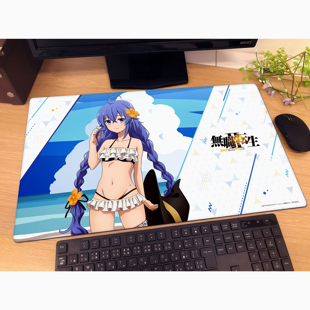 [無職転生Ⅱ ～異世界行ったら本気だす～]描き下ろしラバーマット(ロキシー/水着) Image 2 | AniSmile