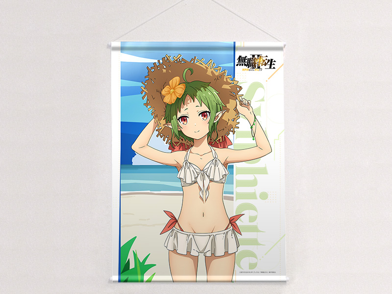 [無職転生Ⅱ ～異世界行ったら本気だす～]描き下ろしB2タペストリー(シルフィエット/水着)Wスエード 图片 2 | AniSmile