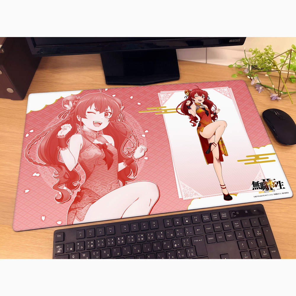 [無職転生Ⅱ ～異世界行ったら本気だす～]描き下ろしラバーマット(エリス/チャイナ) Image 2 | AniSmile