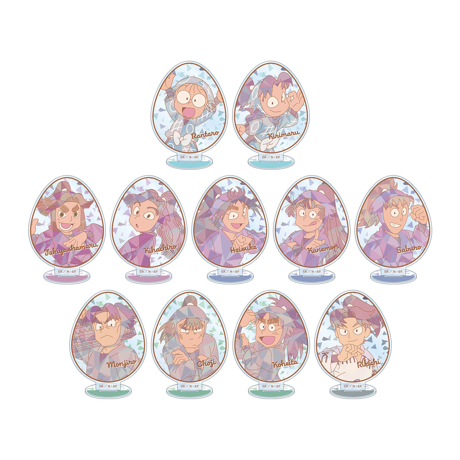 忍たま乱太郎 トレーディング プリズムパターン アクリルスタンド ver.A(単位/単品) 画像 2 | AniSmile