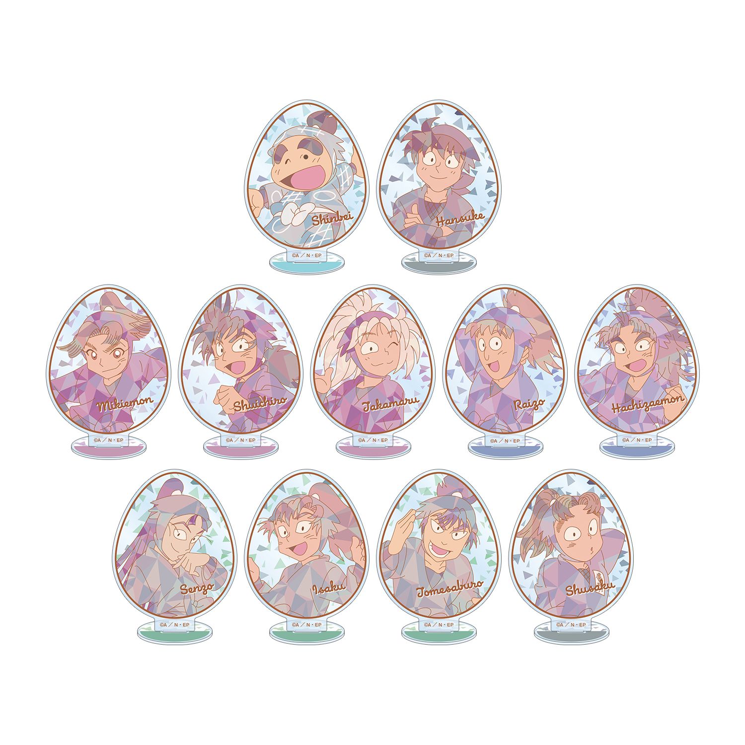 忍たま乱太郎 トレーディング プリズムパターン アクリルスタンド ver.B(単位/単品) - 公式商品画像 | AniSmile