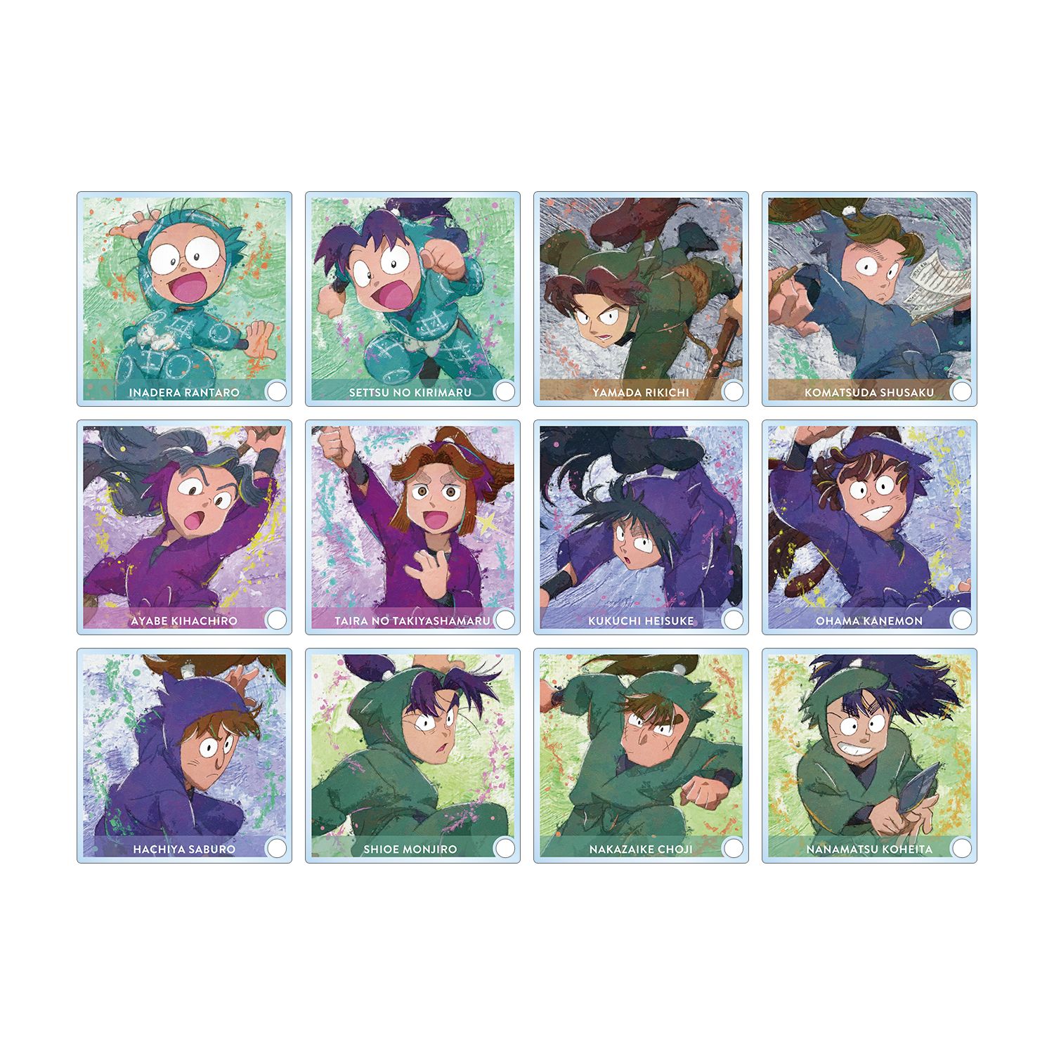 忍たま乱太郎 トレーディング grunge CANVAS アクリルスタンドパネル ver.A(単位/単品) - 公式商品画像 | AniSmile