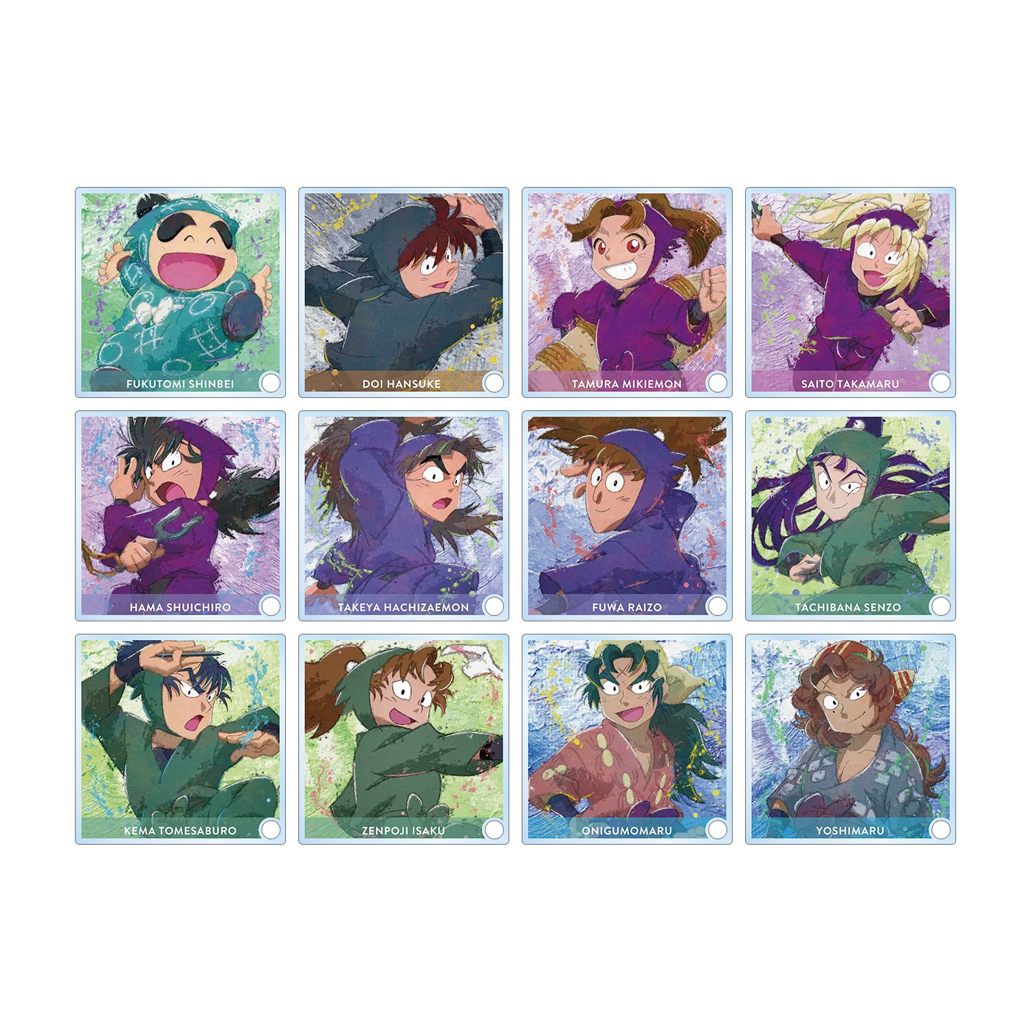 忍たま乱太郎 トレーディング grunge CANVAS アクリルスタンドパネル ver.B(単位/単品) 图片 3 | AniSmile