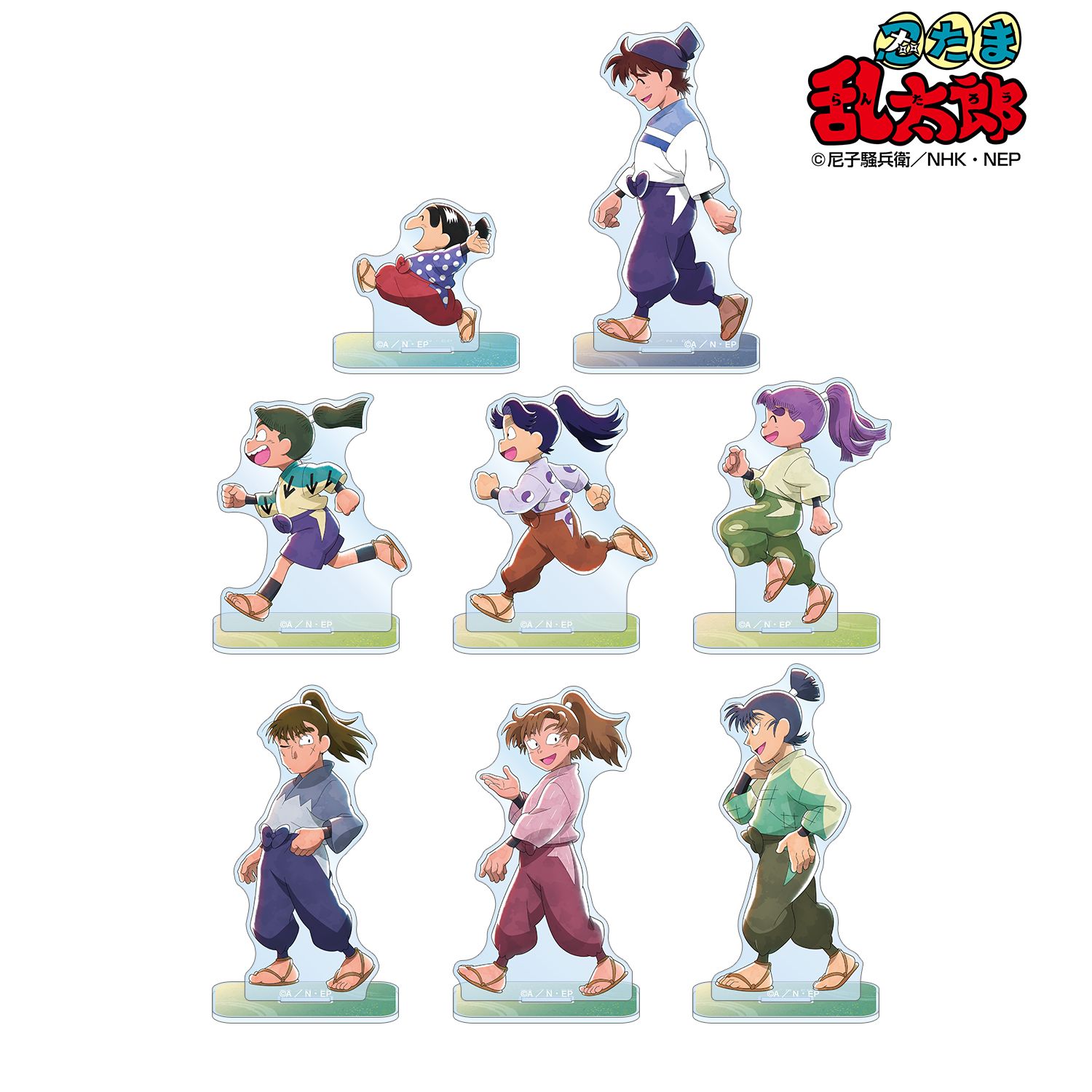 忍たま乱太郎 描き下ろし みんなで歩むの段ver. トレーディングアクリルスタンド ver.B(単位/単品) 画像 3 | AniSmile