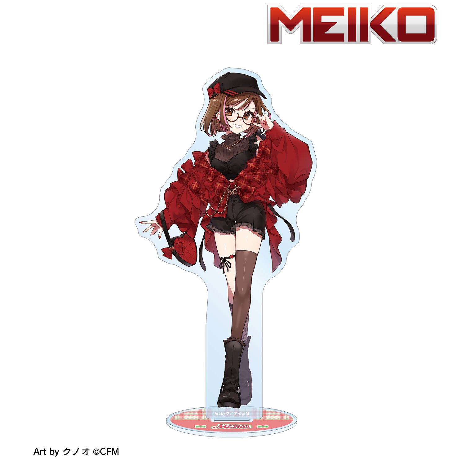 初音ミク 描き下ろし MEIKO 私服ver. Art by クノオ BIGアクリルスタンド 画像 6 | AniSmile