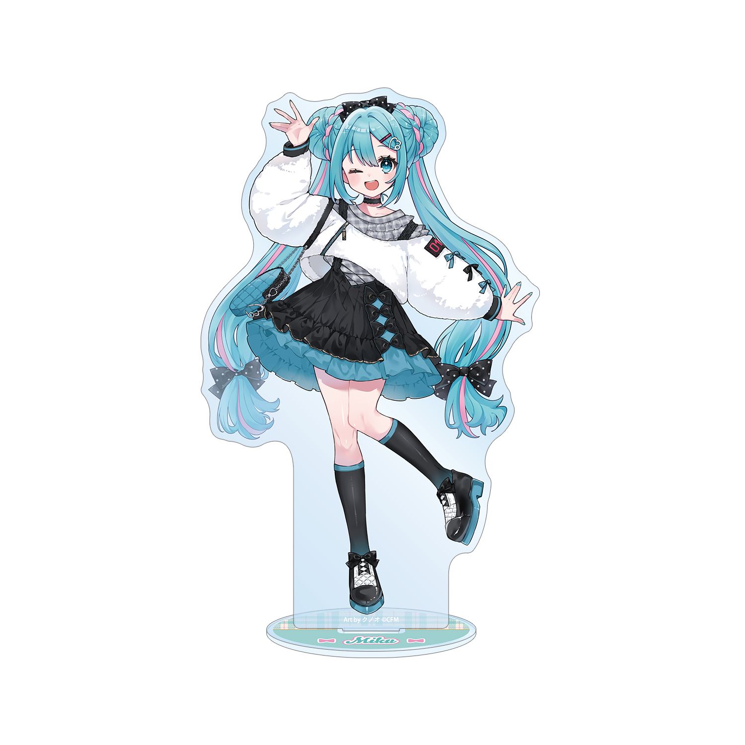 描き下ろし 初音ミク 私服ver. Art by クノオ BIGアクリルスタンド 画像 5 | AniSmile