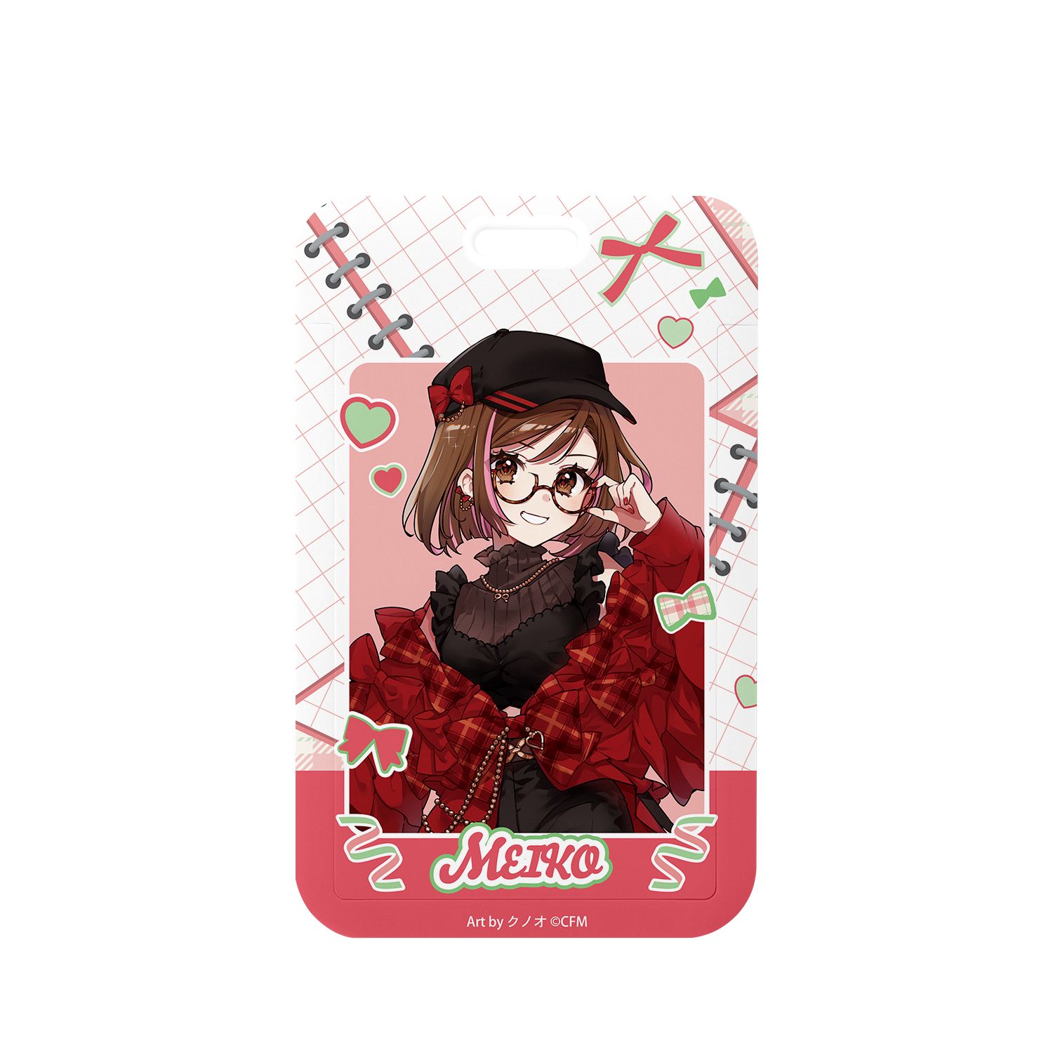 初音ミク 描き下ろし MEIKO 私服ver. Art by クノオ フォトカードホルダー 画像 6 | AniSmile