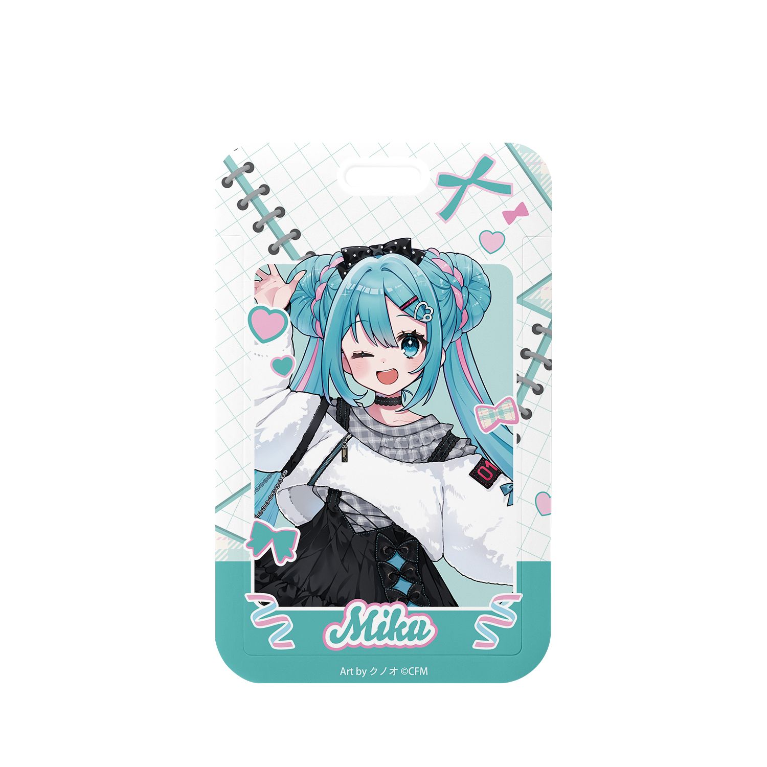 描き下ろし 初音ミク 私服ver. Art by クノオ フォトカードホルダー 画像 6 | AniSmile