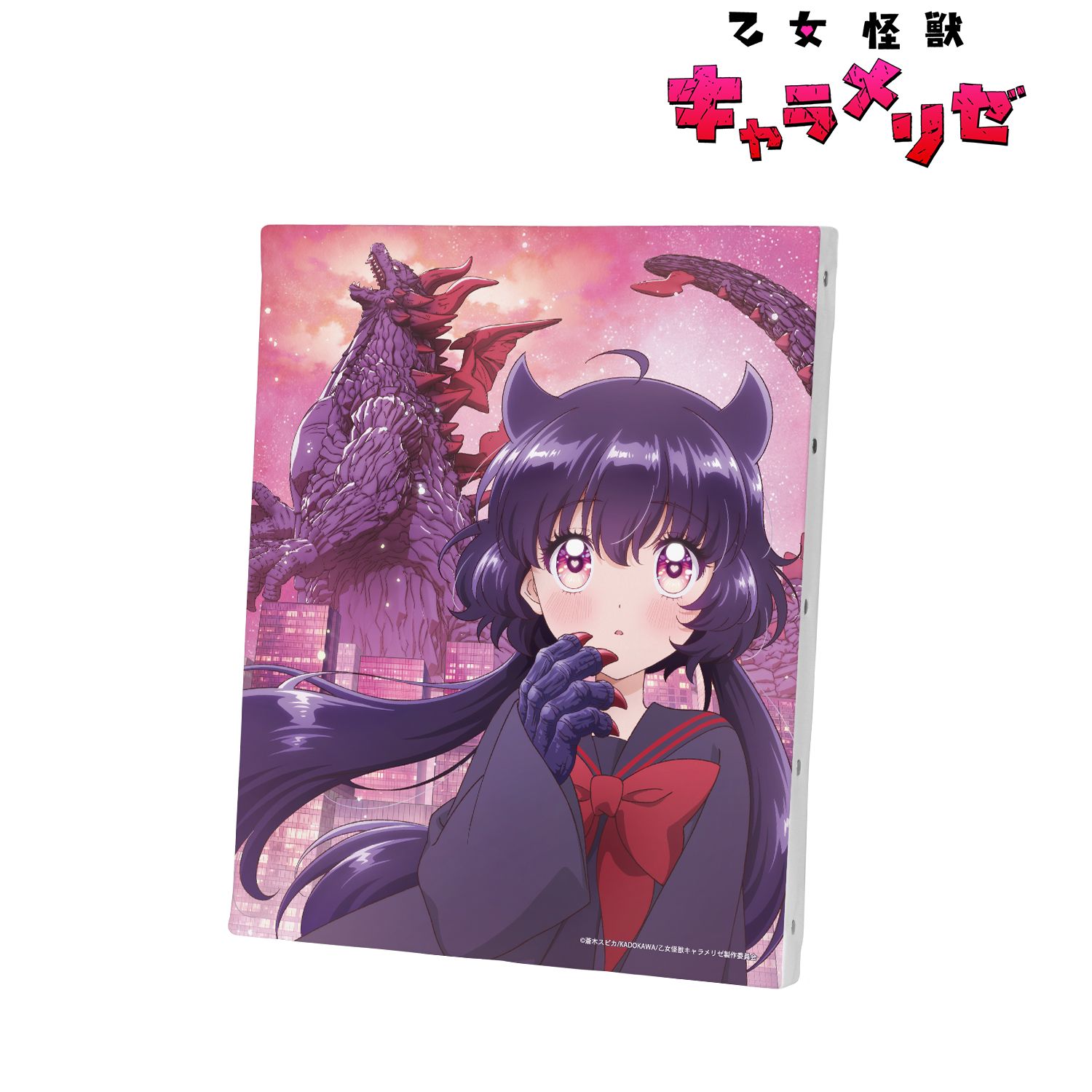 TVアニメ「乙女怪獣キャラメリゼ」 第1弾メインビジュアル F3号キャンバスボード Image 2 | AniSmile