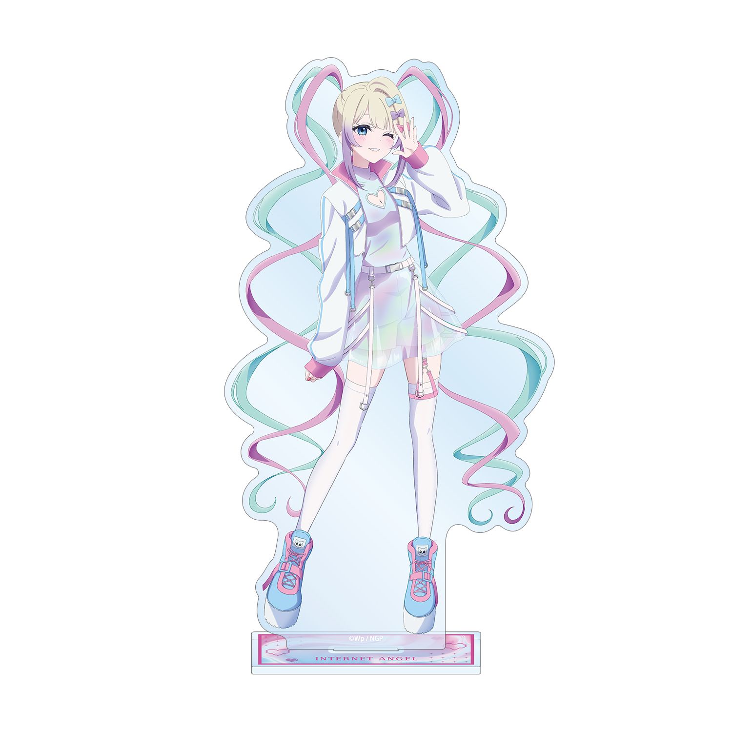 アニメ「NEEDY GIRL OVERDOSE」 描き下ろし 超てんちゃん タクティカルファッションver. BIGアクリルスタンド - AniSmile