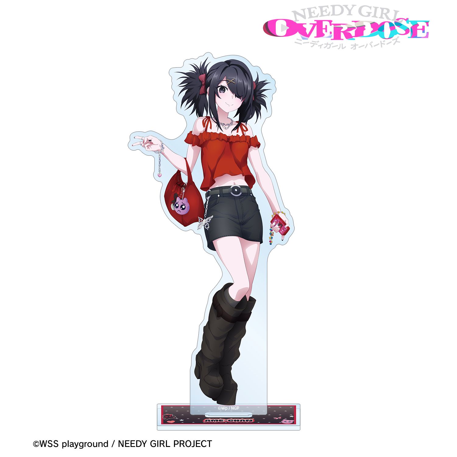 アニメ「NEEDY GIRL OVERDOSE」 描き下ろし あめちゃん Y2Kファッションver. BIGアクリルスタンド Image 2 | AniSmile