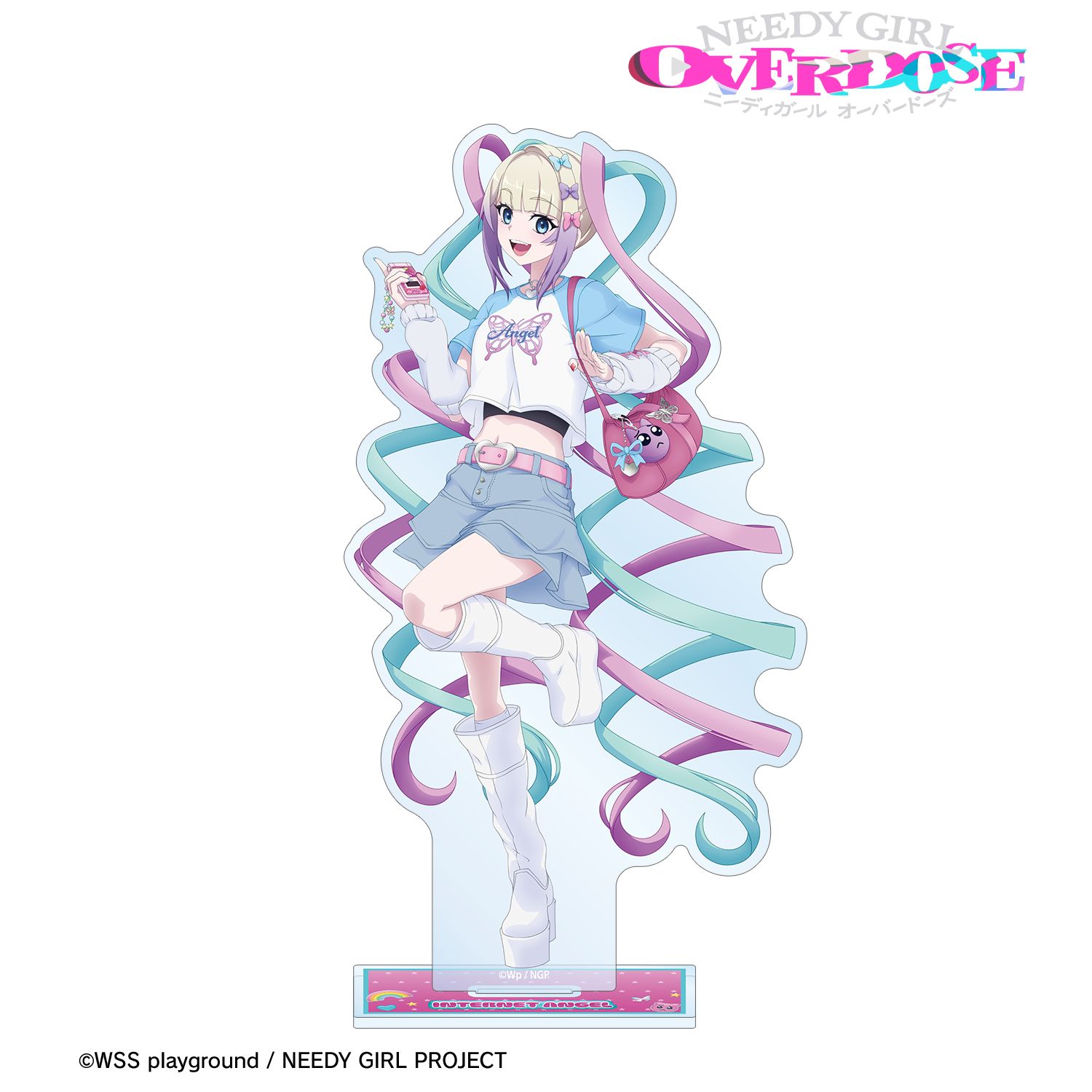 アニメ「NEEDY GIRL OVERDOSE」 描き下ろし 超てんちゃん Y2Kファッションver. BIGアクリルスタンド Image 2 | AniSmile