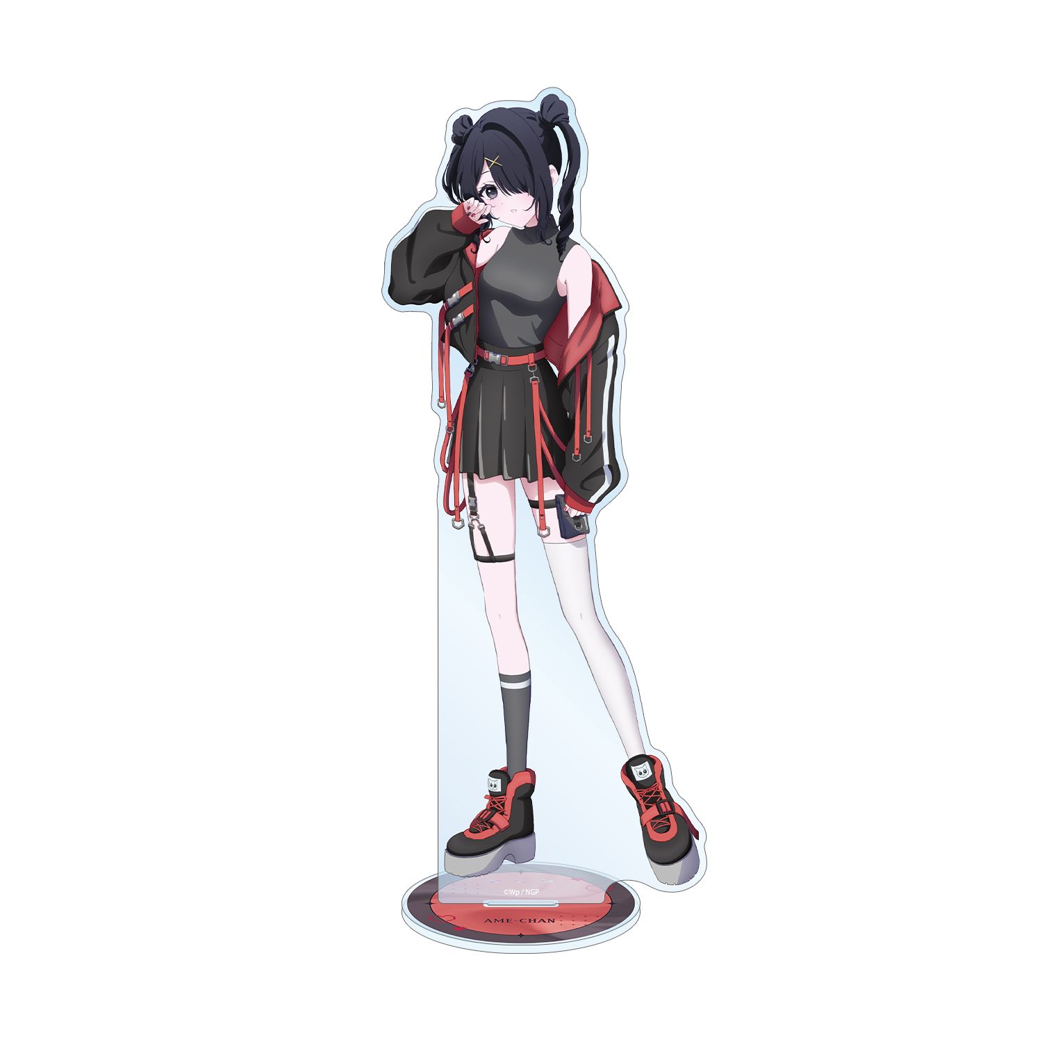 アニメ「NEEDY GIRL OVERDOSE」 描き下ろし あめちゃん タクティカルファッションver. 特大アクリルスタンド - AniSmile