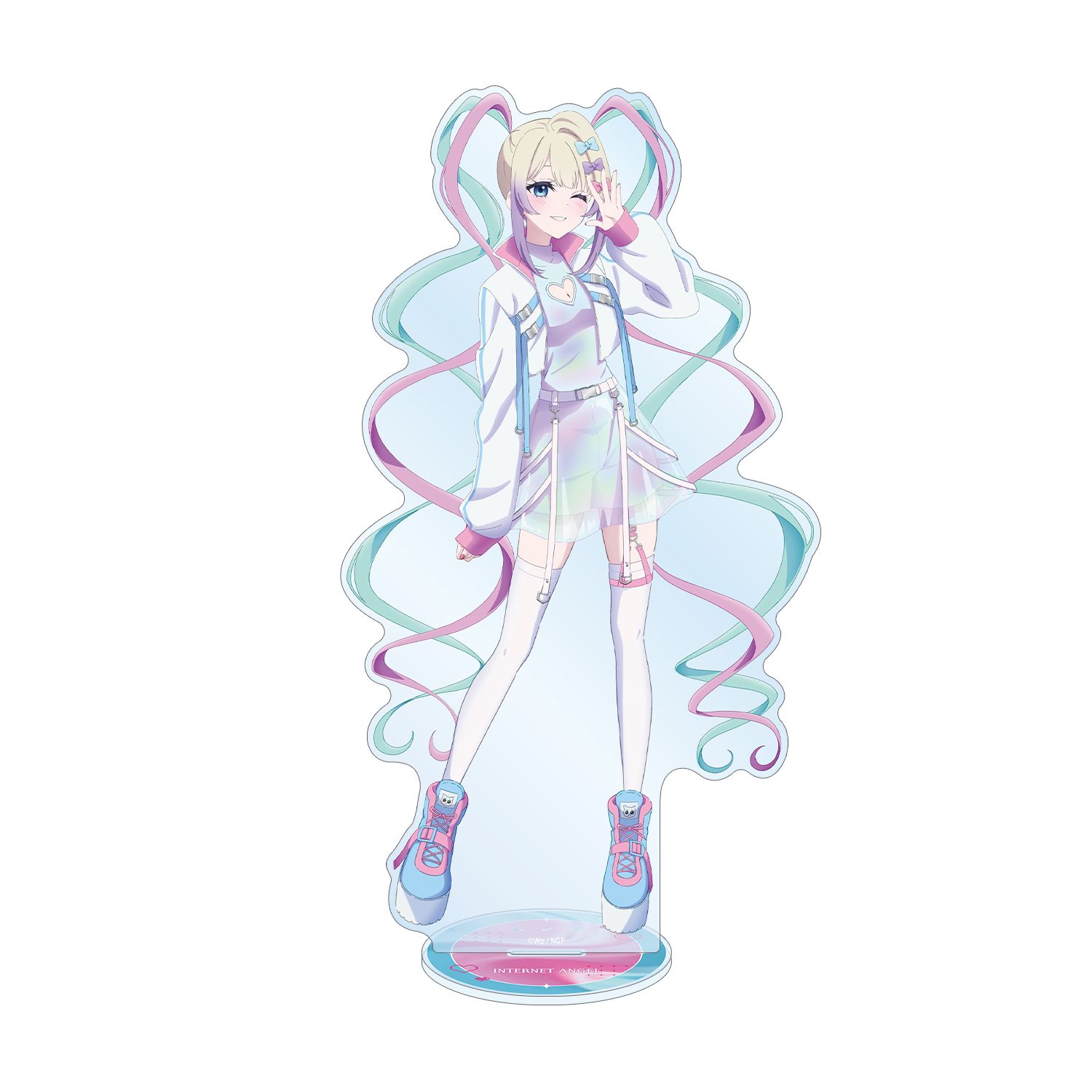 アニメ「NEEDY GIRL OVERDOSE」 描き下ろし 超てんちゃん タクティカルファッションver. 特大アクリルスタンド - AniSmile
