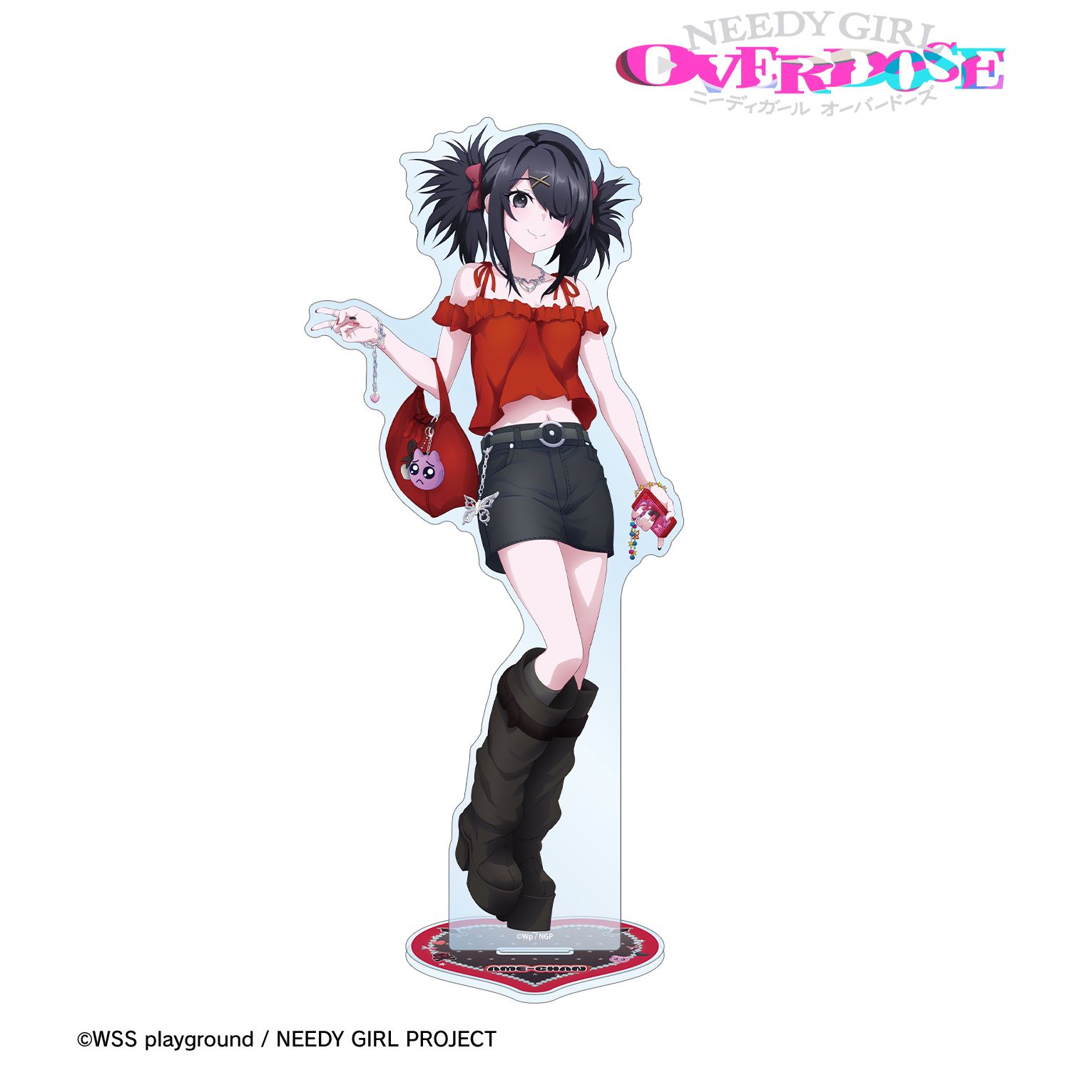 アニメ「NEEDY GIRL OVERDOSE」 描き下ろし あめちゃん Y2Kファッションver. 特大アクリルスタンド 图片 2 | AniSmile
