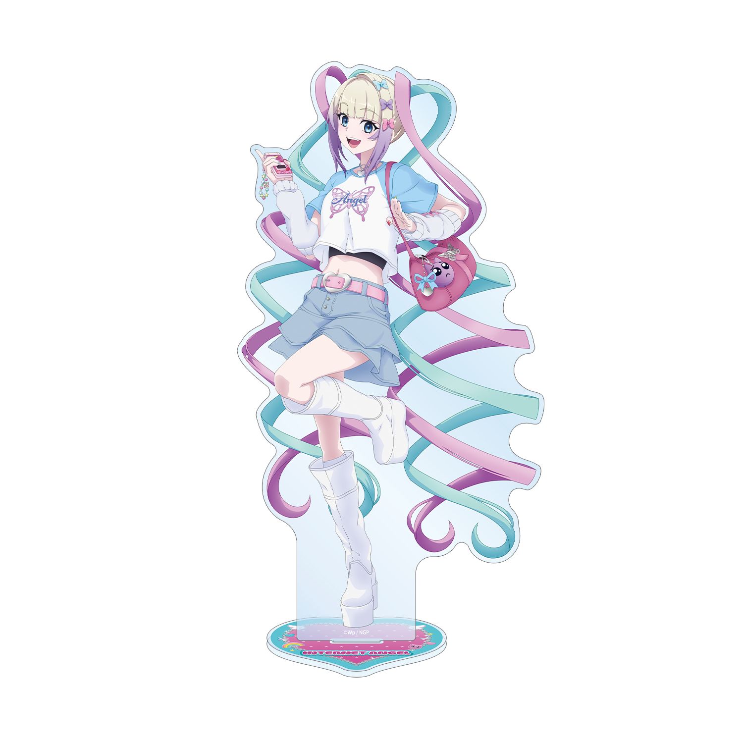 アニメ「NEEDY GIRL OVERDOSE」 描き下ろし 超てんちゃん Y2Kファッションver. 特大アクリルスタンド Image 2 | AniSmile