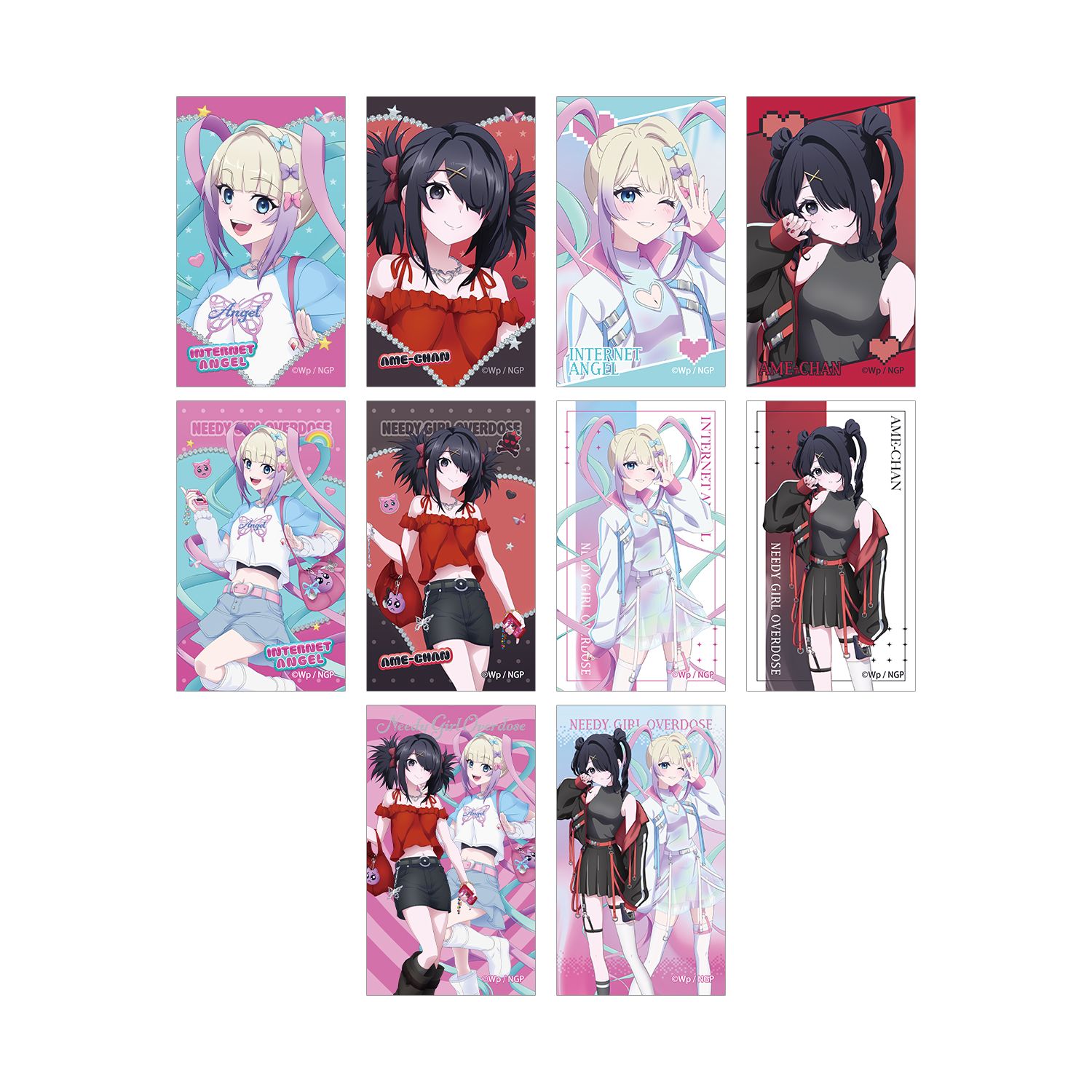 アニメ「NEEDY GIRL OVERDOSE」 描き下ろし Y2K&タクティカルファッションver. トレーディングイラストカード(単位/単品) - AniSmile
