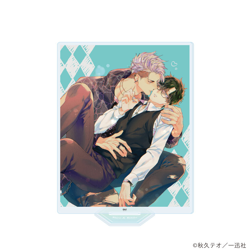 アクリルスタンド「愛だ、恋だの処方箋」02/佐藤 志郎&桐矢 凛人(公式イラスト) - AniSmile