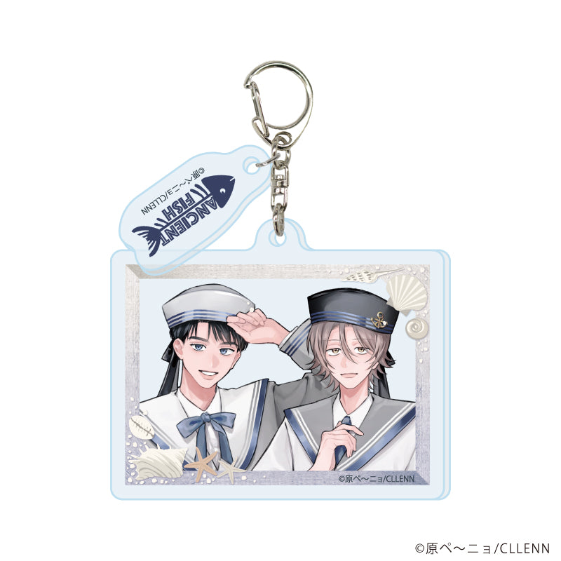 パーツ付きアクリルキーホルダー「キスはしたけど友達だよな!?」01/伊吹 陽向&雨宮 隼人(描き下ろしイラスト) - AniSmile