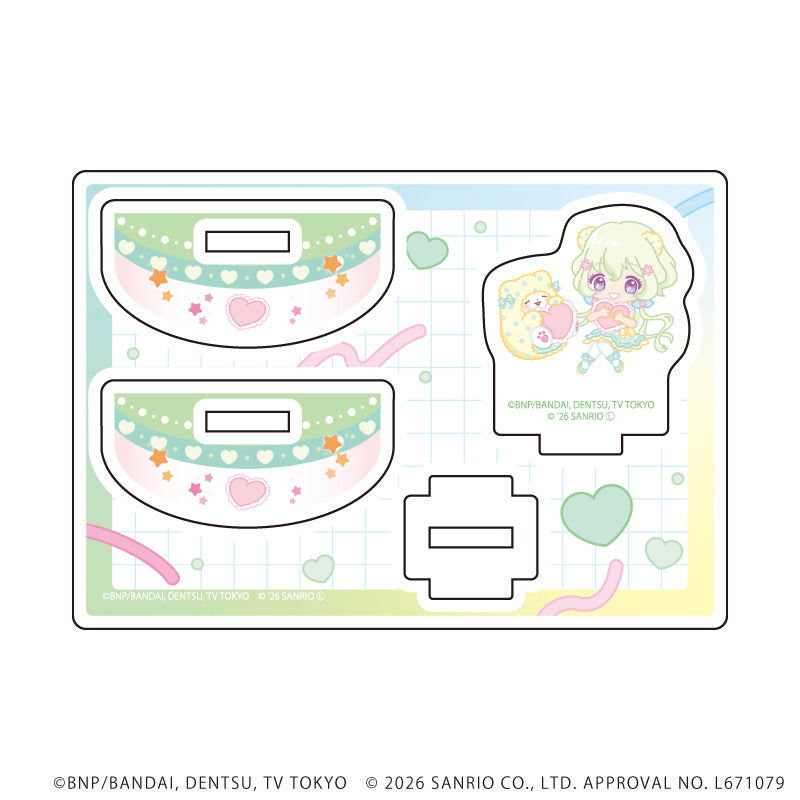 ゆらゆらアクリルスタンド「アイカツスターズ!×サンリオキャラクターズ」10/双葉アリア×まるもふびより(コラボイラスト(ミニキャラ)) - AniSmile