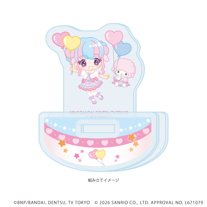 ゆらゆらアクリルスタンド「アイカツスターズ!×サンリオキャラクターズ」09/花園きらら×マイスウィートピアノ(コラボイラスト(ミニキャラ)) Image 2 | AniSmile