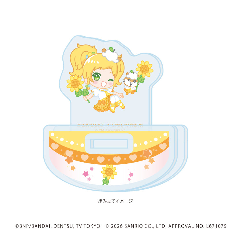 ゆらゆらアクリルスタンド「アイカツスターズ!×サンリオキャラクターズ」08/二階堂ゆず×コロコロクリリン(コラボイラスト(ミニキャラ)) Image 2 | AniSmile