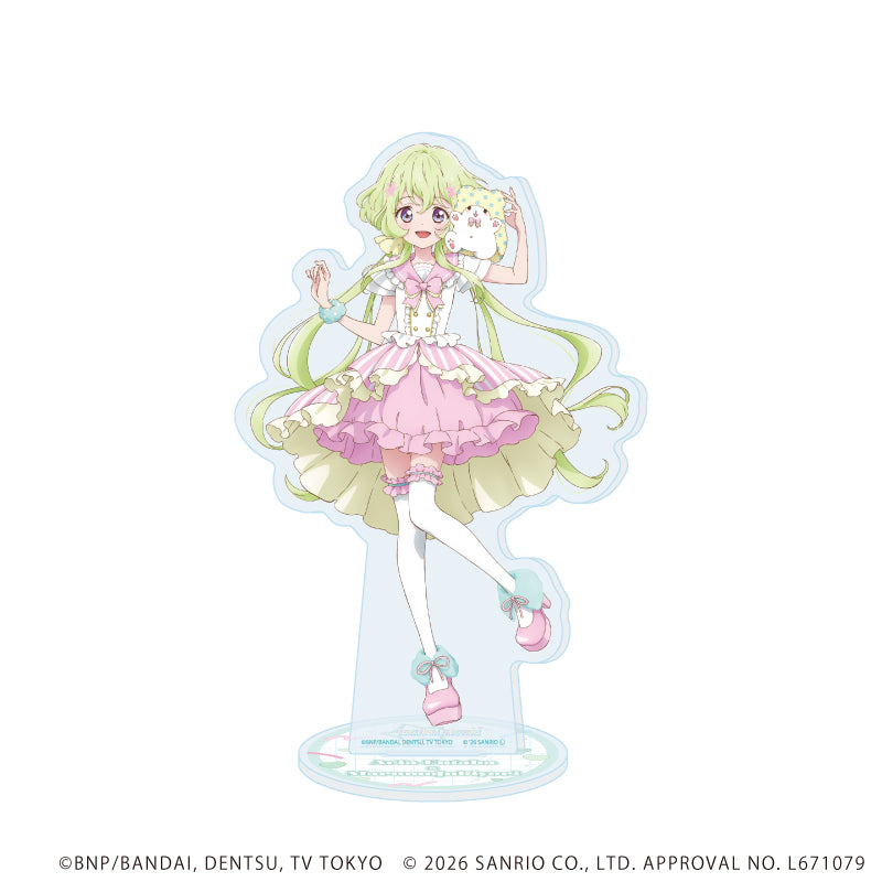 アクリルスタンド「アイカツスターズ!×サンリオキャラクターズ」15/双葉アリア×まるもふびより(コラボイラスト(等身)) - AniSmile