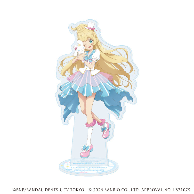 アクリルスタンド「アイカツスターズ!×サンリオキャラクターズ」14/白鳥ひめ×シナモロール(コラボイラスト(等身)) - AniSmile