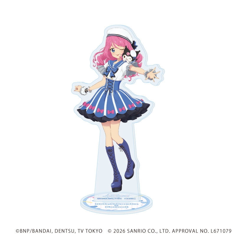 アクリルスタンド「アイカツスターズ!×サンリオキャラクターズ」12/桜庭ローラ×クロミ(コラボイラスト(等身)) - AniSmile