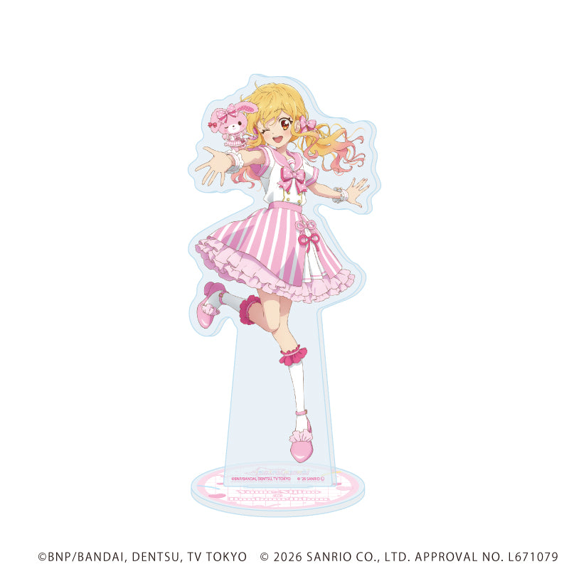 アクリルスタンド「アイカツスターズ!×サンリオキャラクターズ」11/虹野ゆめ×ぼんぼんりぼん(コラボイラスト(等身)) - AniSmile