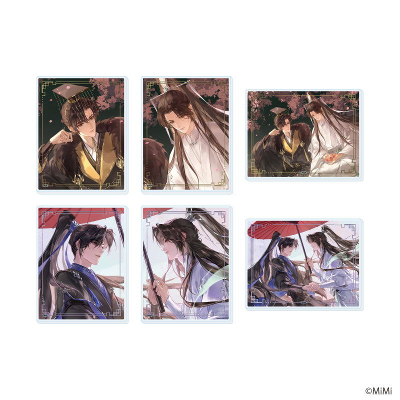 ミニアクリルブロック「二哈と彼の白猫師尊」03/集合デザイン ぬいぐるみver(POP Artイラスト) 图片 4 | AniSmile