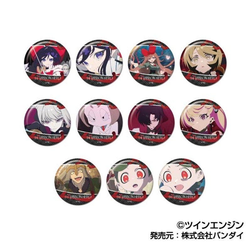 メモリーCANバッジ 『THE RIBBON HERO リボンヒーロー』 (単品統一JAN) - AniSmile