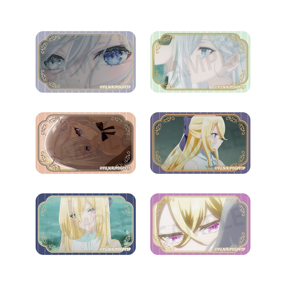 アニメ「死亡遊戯で飯を食う。」 スクエア缶バッジ(1BOX=6入) - AniSmile